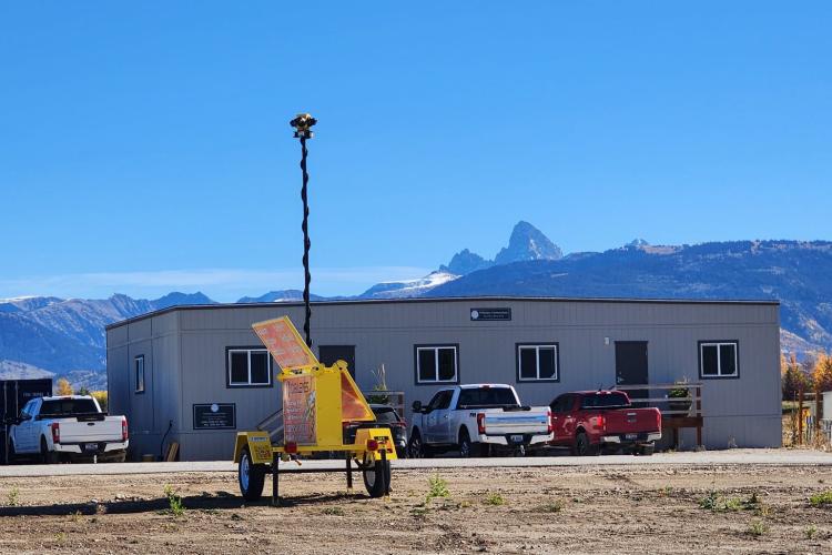 MobilEyes Inc. Jobsite Surveillance Trailer
